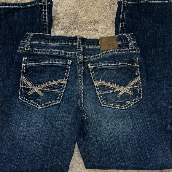 BKE Indigo Denim Jeans with Contrast Stitching - Picture 2 of 3